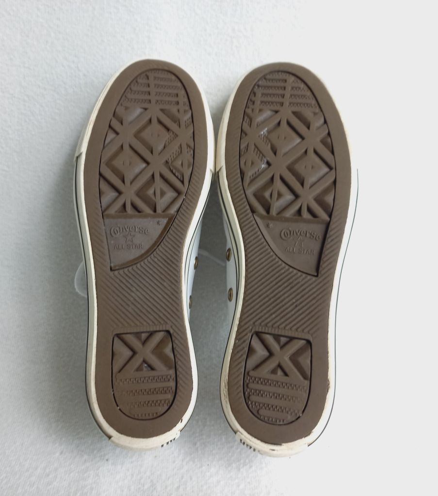 Кеди білі шкіра Converse, устілка 23,5 см. - фото фото фото 5