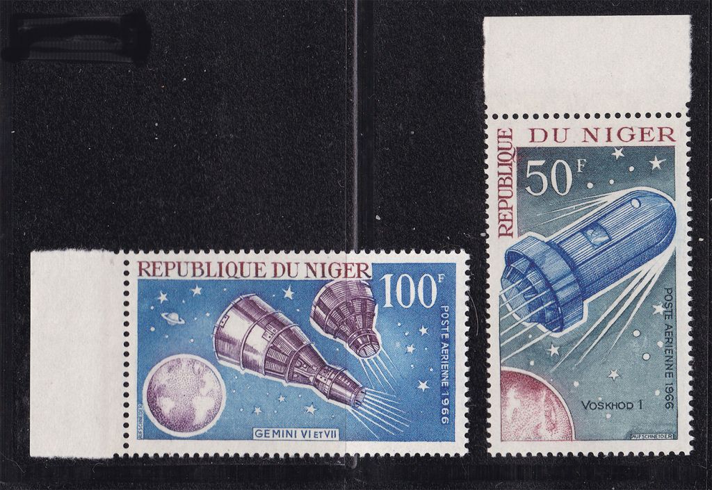Космос . Нигер 1966 г  MNH  - - фото фото фото 0