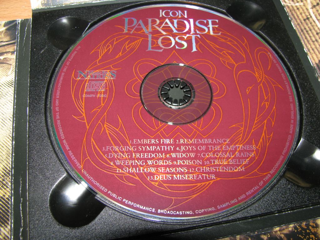 PARADISE LOST - Icon  (1993 Music For Nations LIMITED DIGI,1st press,UK) - фото фото фото 4