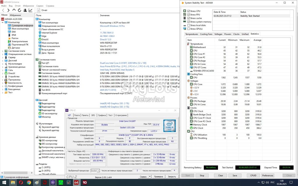 Intel Core i3-6100T 3,2GHz/3MB 35W Socket 1151 - фото фото фото 12