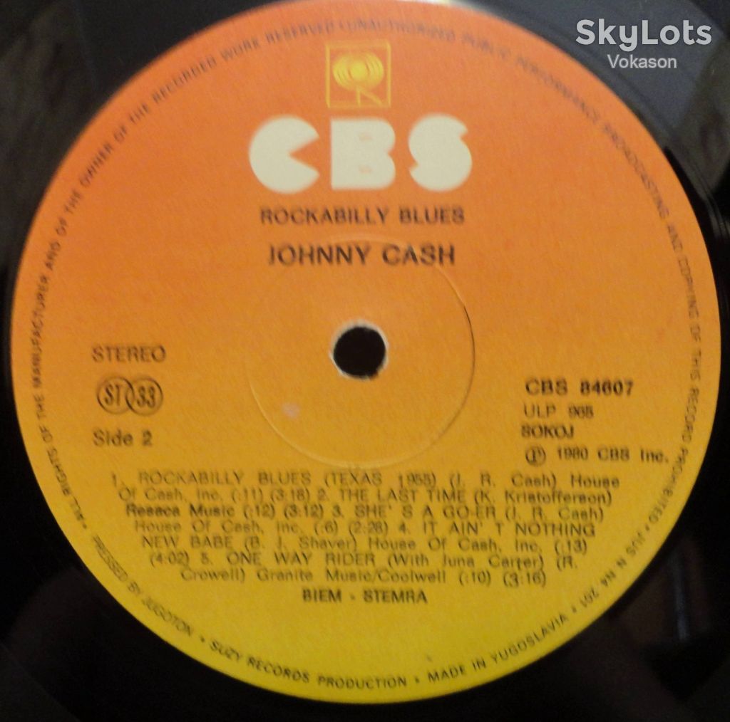 Johnny Cash – Rockabilly Blues  EX/NM/EX+ - фото фото фото 3