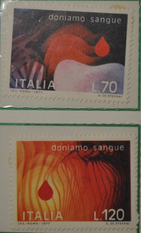 Италия День донора 1977 MNH - фото фото фото 0
