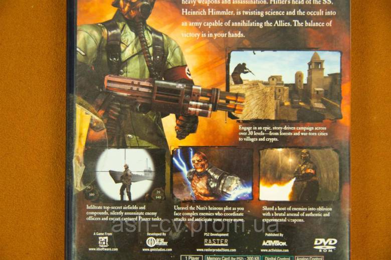 Диск, Playstation 2, NTSC, Wolfenstein - фото фото фото 2