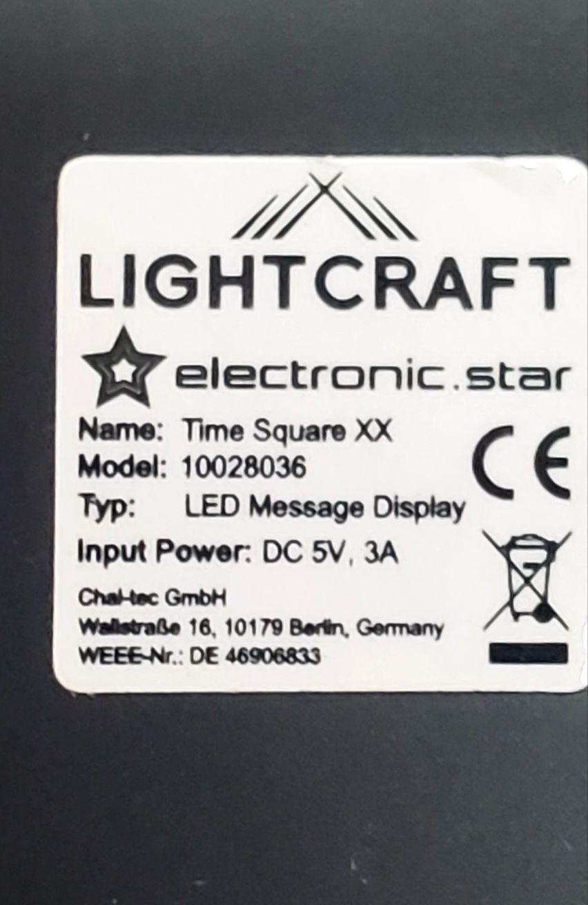 LED Message Display Бегущая светодиодная строка Красный Германия Код: 10028036 - фото фото фото 4