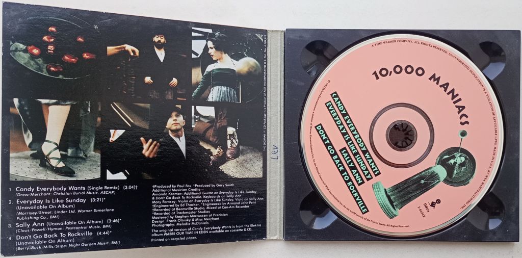 10,000 MANIACS Candy Everybody Wants CD, Maxi-Single US - фото фото фото 1