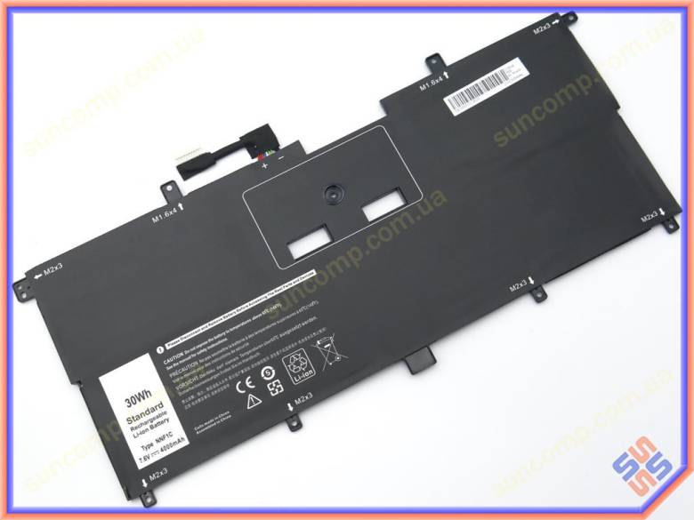 Батарея NNF1C для Dell XPS 13 9365 (HMPFH) (7.6V 4000mAh 30Wh) - фото фото фото 0