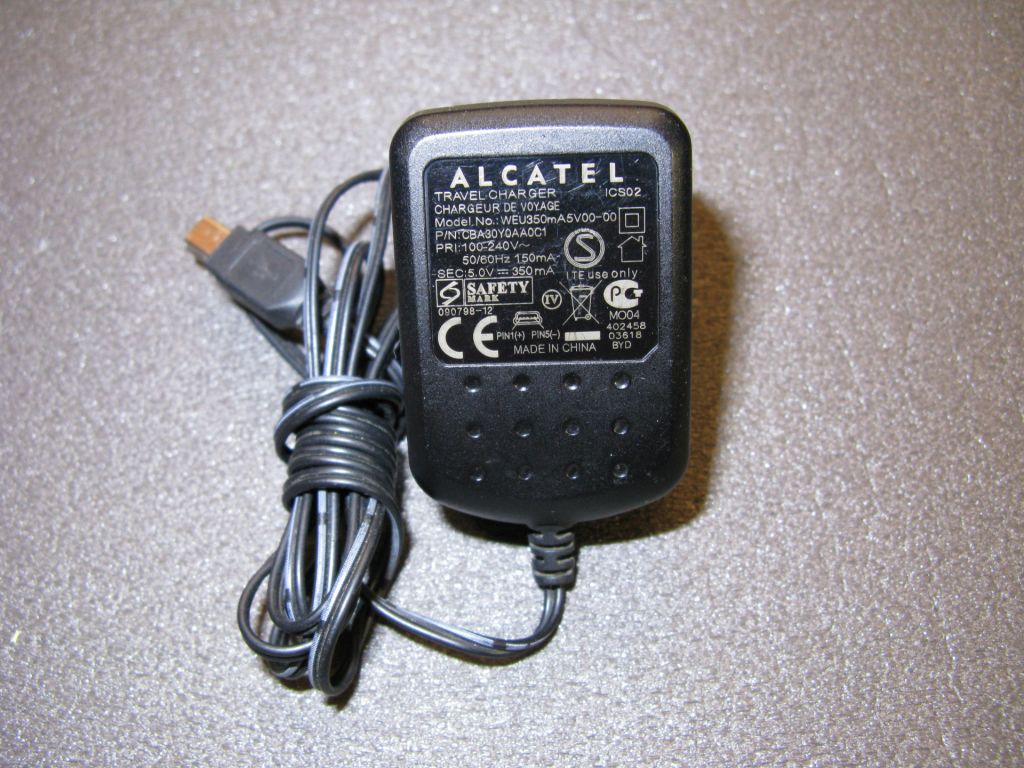 Зарядное устройство ALCATEL WEU350mA5V00-00 - фото фото фото 0