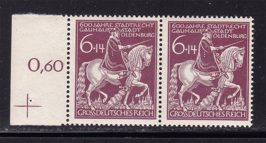 Германия   Рейх  1943 г MNH - пара - фото фото фото 0