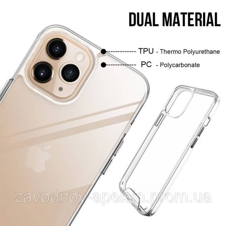 Iphone 16 Pro Прозрачный чехол (TPU+PC) - фото фото фото 3