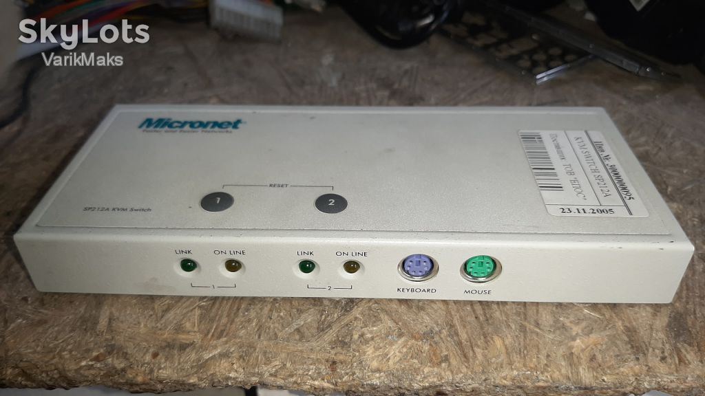 KVM переключатель Micronet 2-port KVM Switch USB SP212D - фото фото фото 0