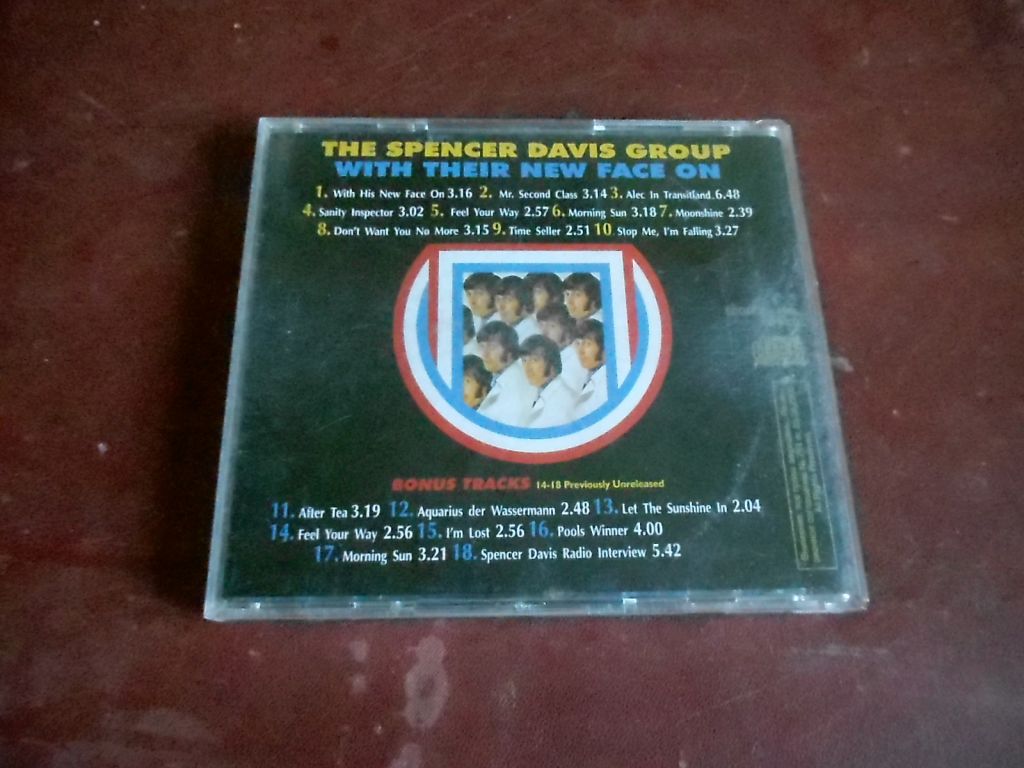 The Spencer Davis Group With Their New Face On CD б/у - фото фото фото 1