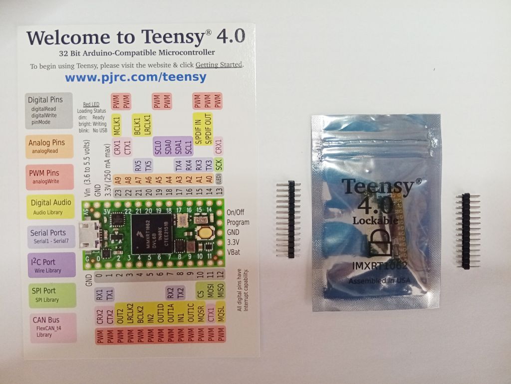 Мікроконтролер  TEENSY 4.0_LOCK + Headers - фото фото фото 2