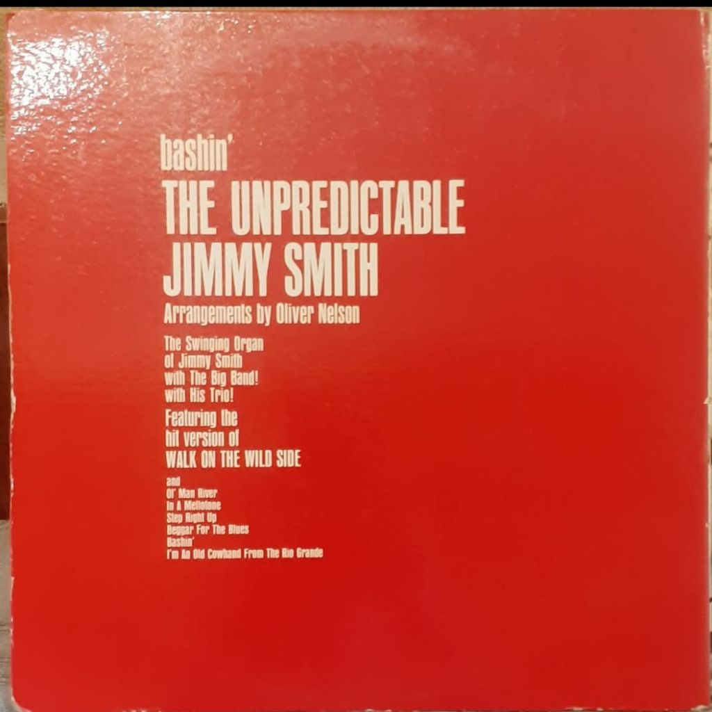 Платівка  The Unpredictable Jimmy Smith – Bashin. - фото фото фото 1