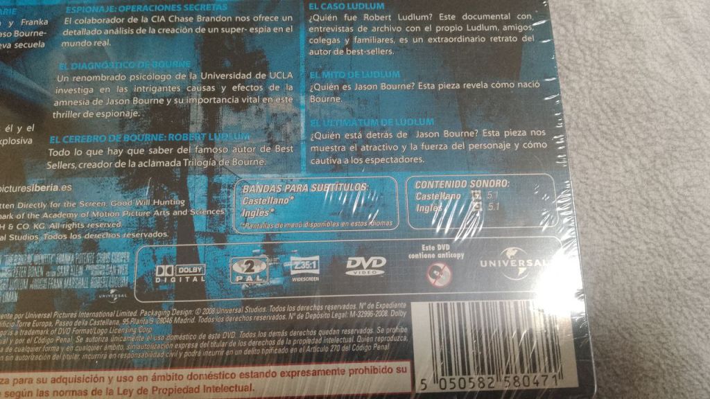 Идентификация Борна. запечатанный 2 dvd стилбук - фото фото фото 3