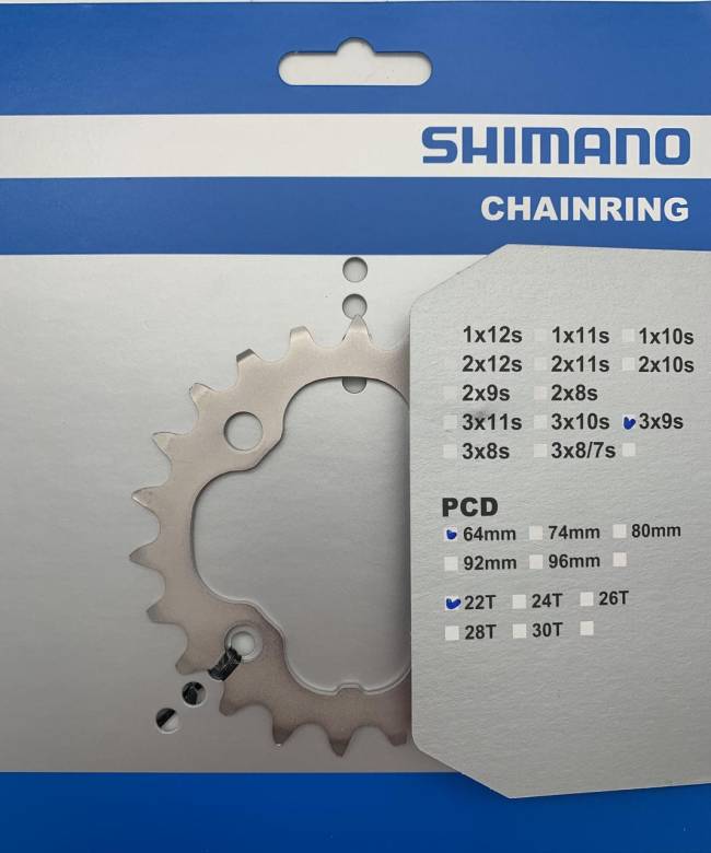 Зірка для шатунів Shimano FC-M532 22T (CMK053) - фото фото фото 0