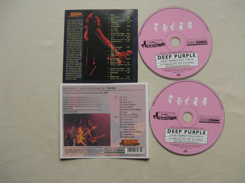 CD Deep Purple. Live At Long Beach . 1996. 2CD. - фото фото фото 2