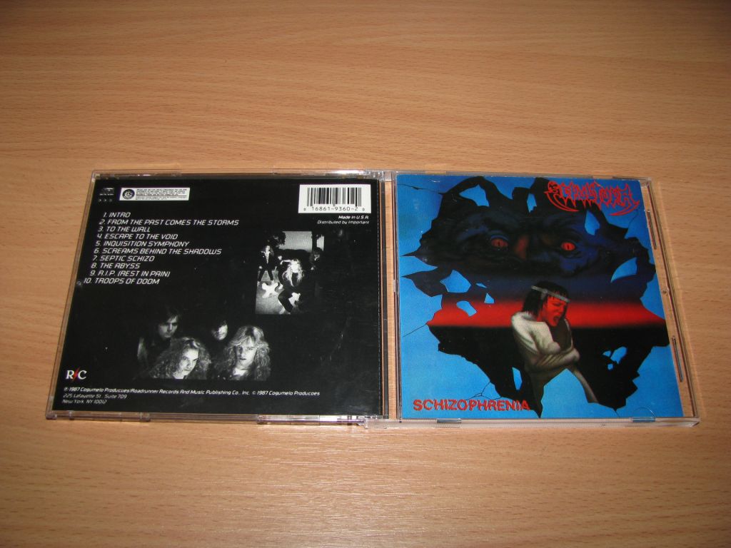 SEPULTURA - Schizophrenia   (1990 Roadracer USA) - фото фото фото 0