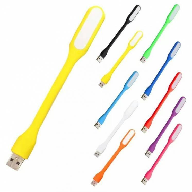 USB-лампа для ноутбука ліхтарик для Power Bank, світильник жовтий - фото фото фото 2