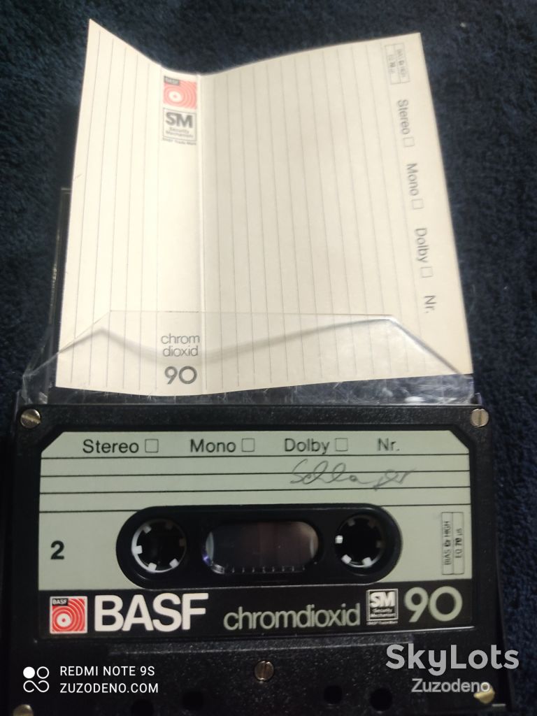 S/F Аудио кассета BASF chromdioxid SM cassette 90 - фото фото фото 4