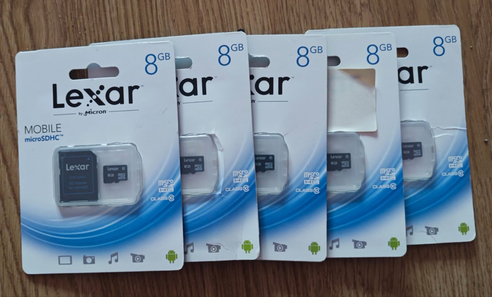 5 шт microSD Lexar 8 gb - фото фото фото 0