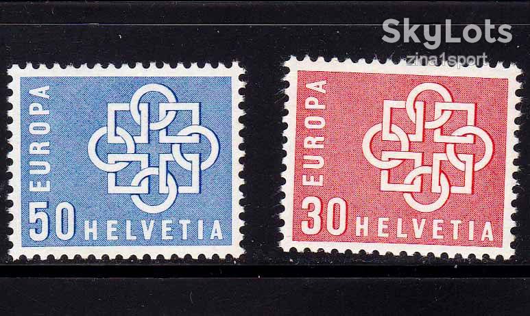 EU Швейцария  1959 г MNH - СЕРТ - ЕВРОПА - фото фото фото 0