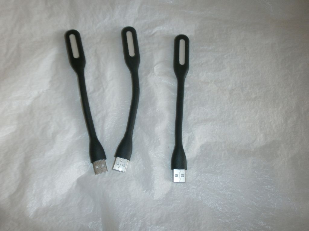 Гнучка USB led лампочка-ліхтарик для повербанка і ноутбука. Колір чорний - фото фото фото 4