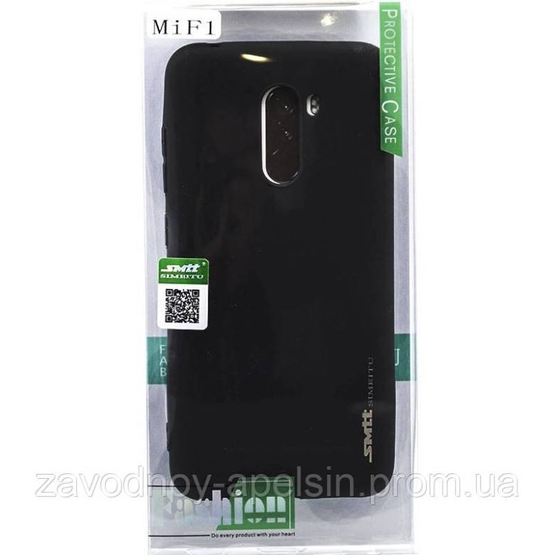 Xiaomi Pocophone F1 Poco Силиконовый чехол (черный) - фото фото фото 1