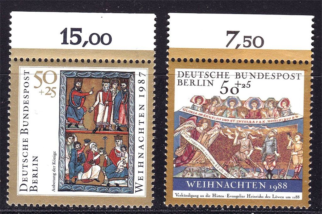 Германия - Берлин  1987 г MNH -   искусство - фото фото фото 0