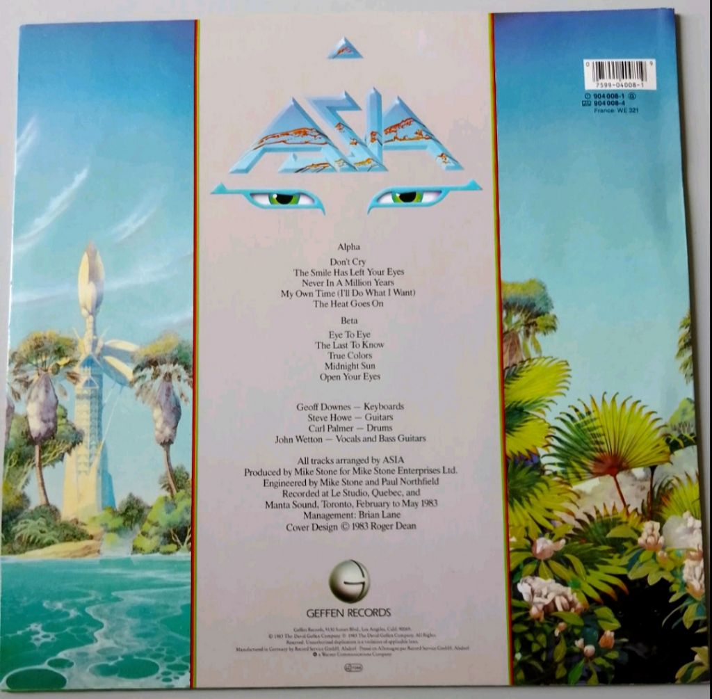 Asia - Alpha - 1983.   (LP). 12. Vinyl. Пластинка. Germany. - фото фото фото 1