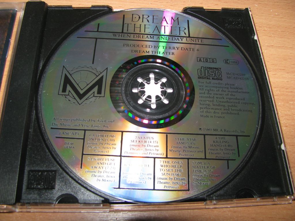 DREAM THEATER - When Dream And Day Unite  (1989 MCA Germany) - фото фото фото 2