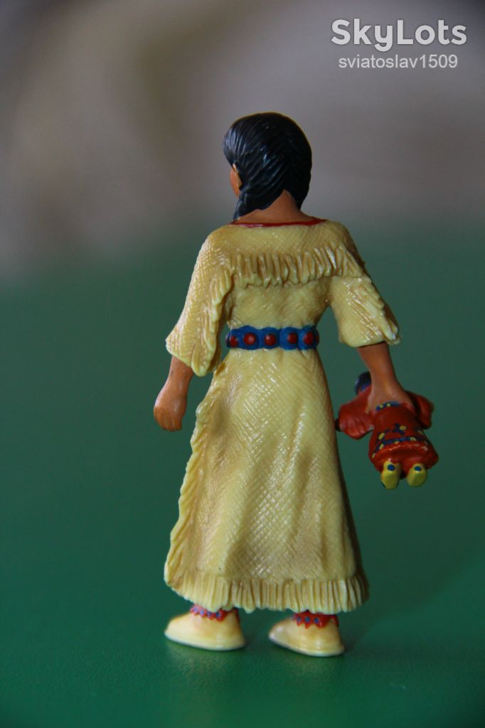 индеец индианка девочка Сиу SCHLEICH ФРГ 90-100мм - фото фото фото 2