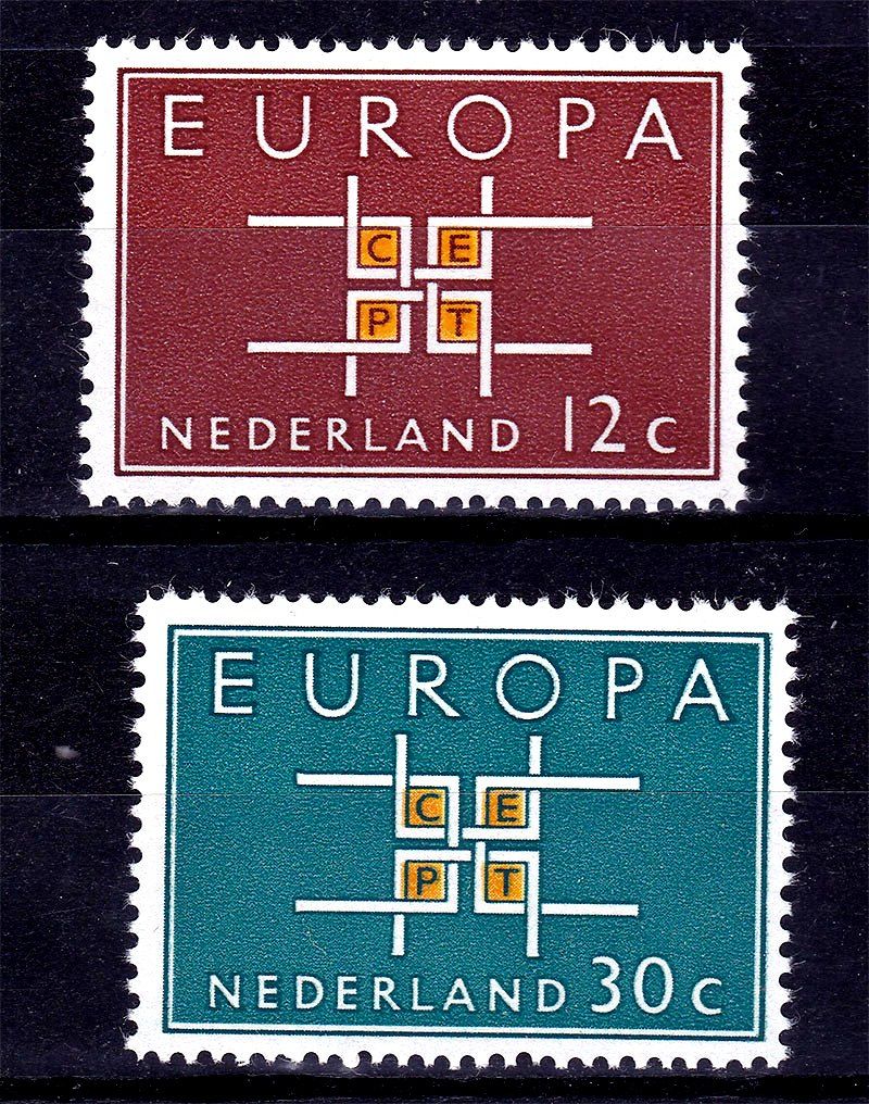 Нидерланды  1963 г MNH -  EUROPA CEPT - - фото фото фото 0