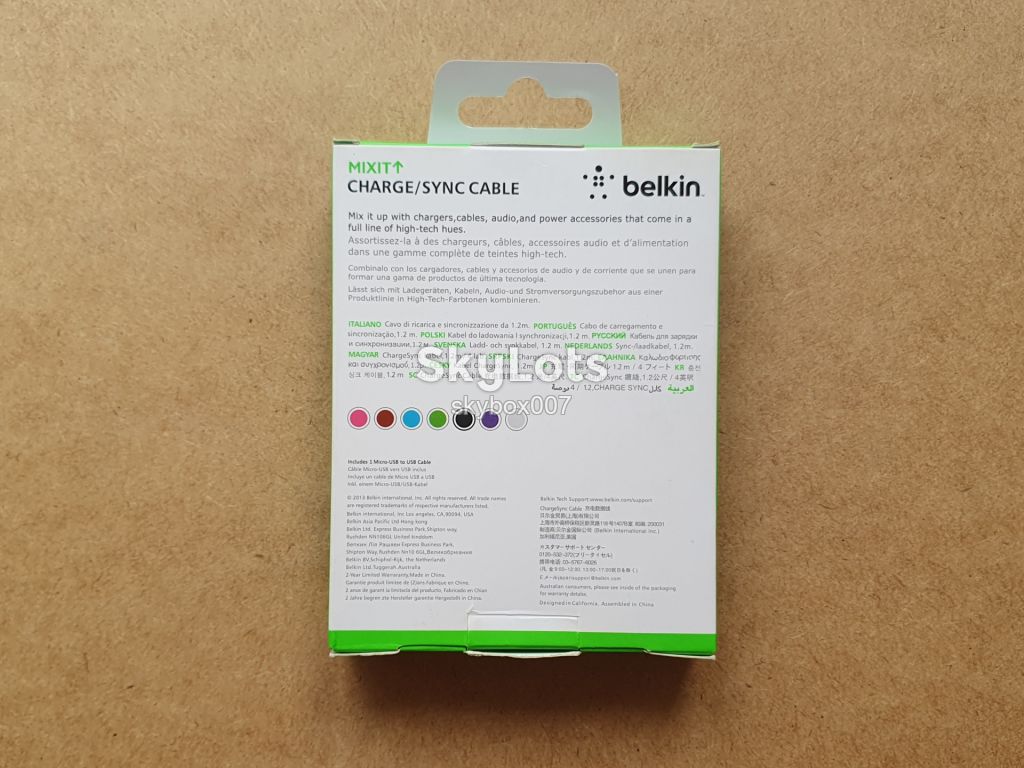 Кабель Belkin MIXIT USB 2.0 Micro-USB Charge/Sync Cable 1.2м F2CU012bt04-BLK Чорний - фото фото фото 1