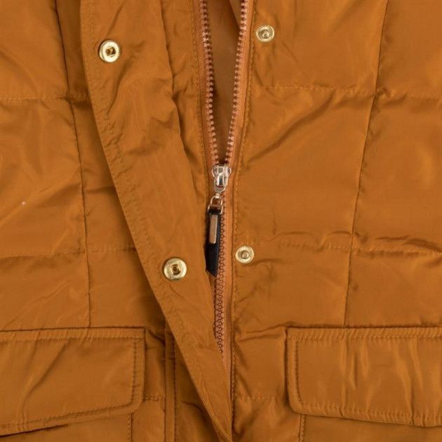 Пуховик Куртка женская межсезонная Lee Cooper Long Down Tan, S    (10) - фото фото фото 4