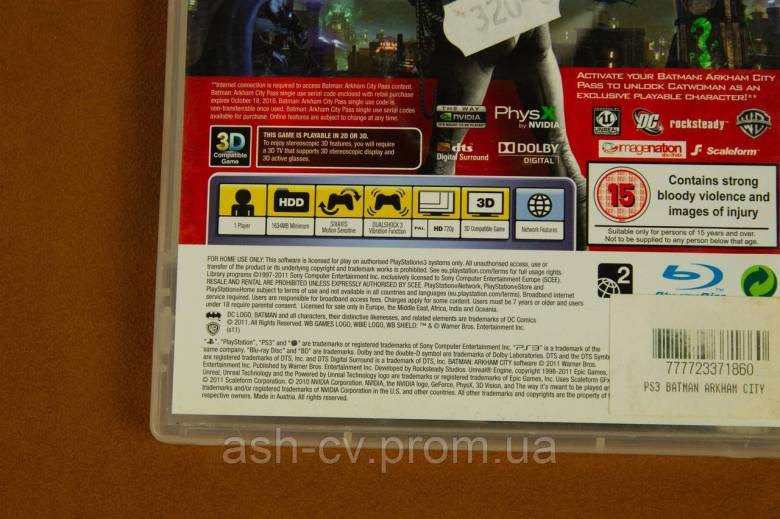 Диск Playstation 3 - BATMAN Arkham City - фото фото фото 3