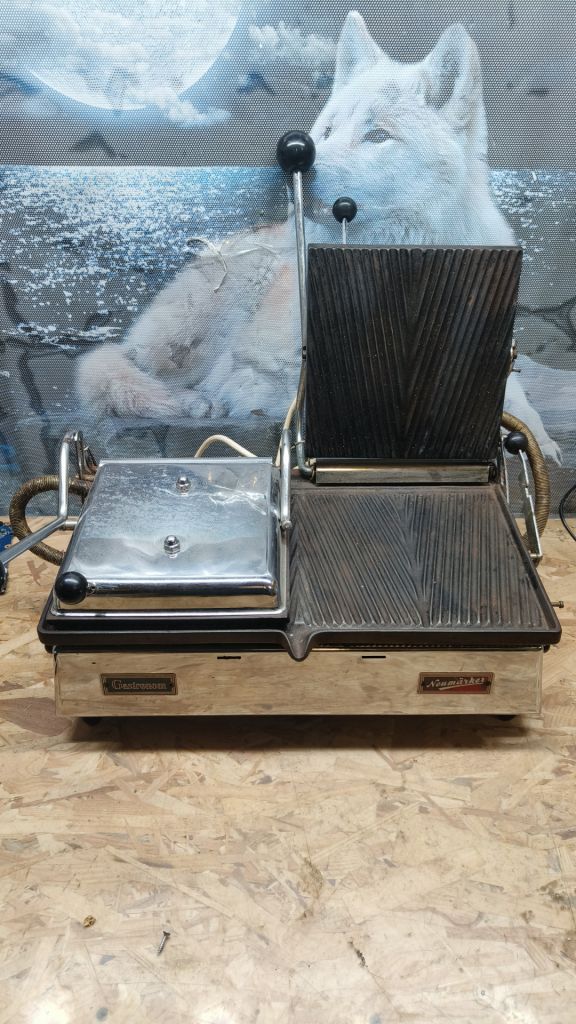 Лот Гриль контактний подвійний ребристий - фото фото фото 2