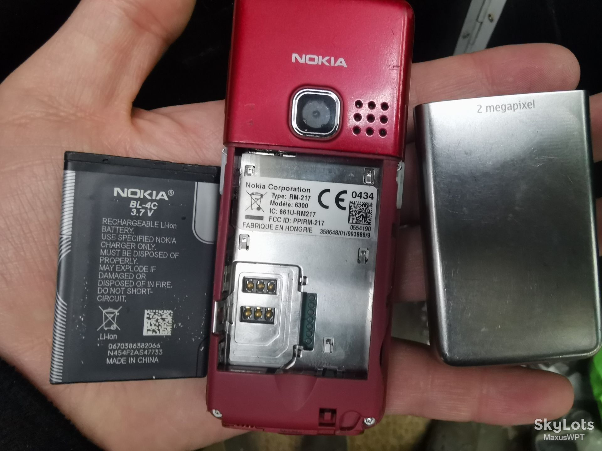 #Shop Nokia 6300 original Red Hungary 888/9 - фото фото фото 6
