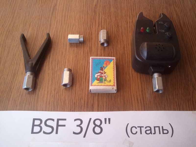 Рыбацкая гайка, болт для Род Пода BSF 3/8 дюйма           (для вкручивания сигнализатора) - фото фото фото 0