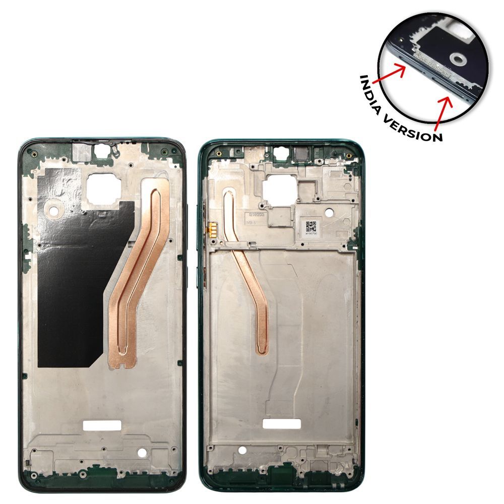 Рамка дисплея Xiaomi Redmi Note 8 Pro Green  (Індія, M1906G7E) - фото фото фото 0
