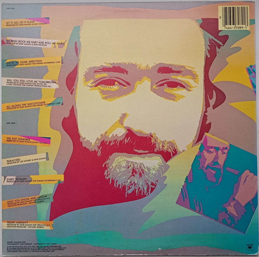 DAVE MASON The Best Of Dave Mason LP  VG++/EX - фото фото фото 1
