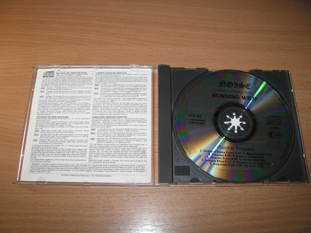 RUNNING WILD - Gates To Purgatory  (1990 Noise Germany) - фото фото фото 1