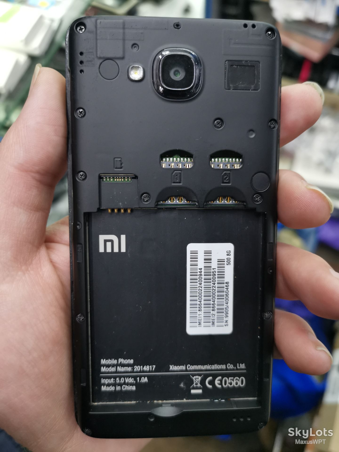#542 Sklad Xiaomi Redmi 2 black white - фото фото фото 1