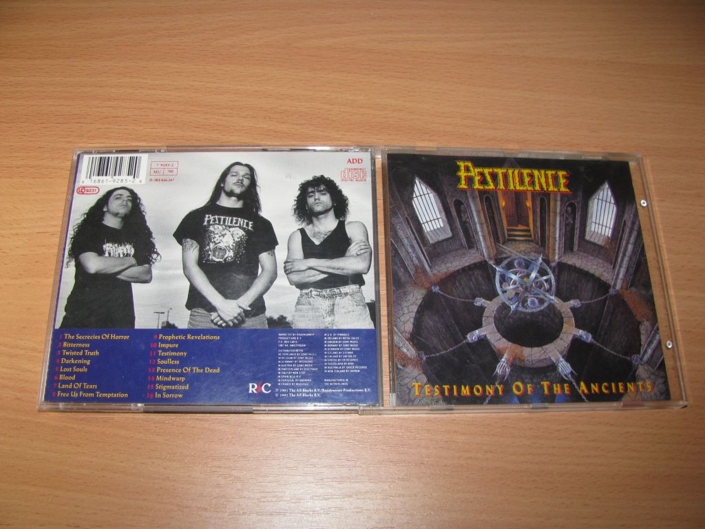 PESTILENCE - Testimony Of The Ancients      (1991 Roadracer 1st press) - фото фото фото 0
