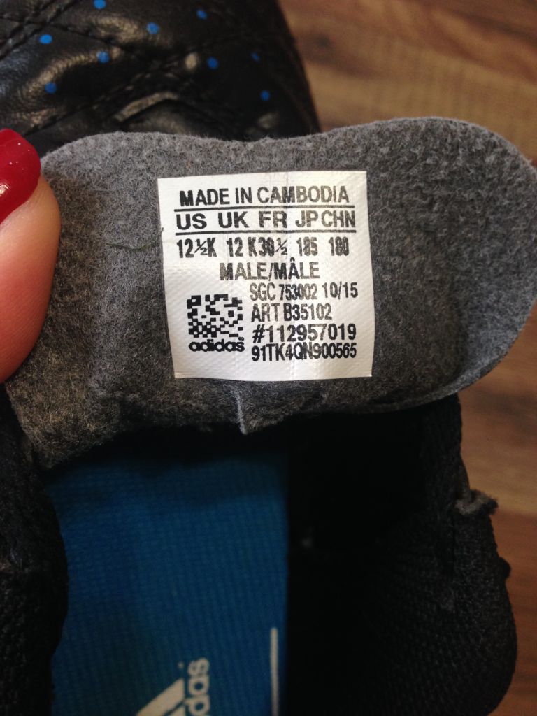 Бутсы Adidas,р.30,5,ст.18,5см,нат.кожа,Оригинал - фото фото фото 11
