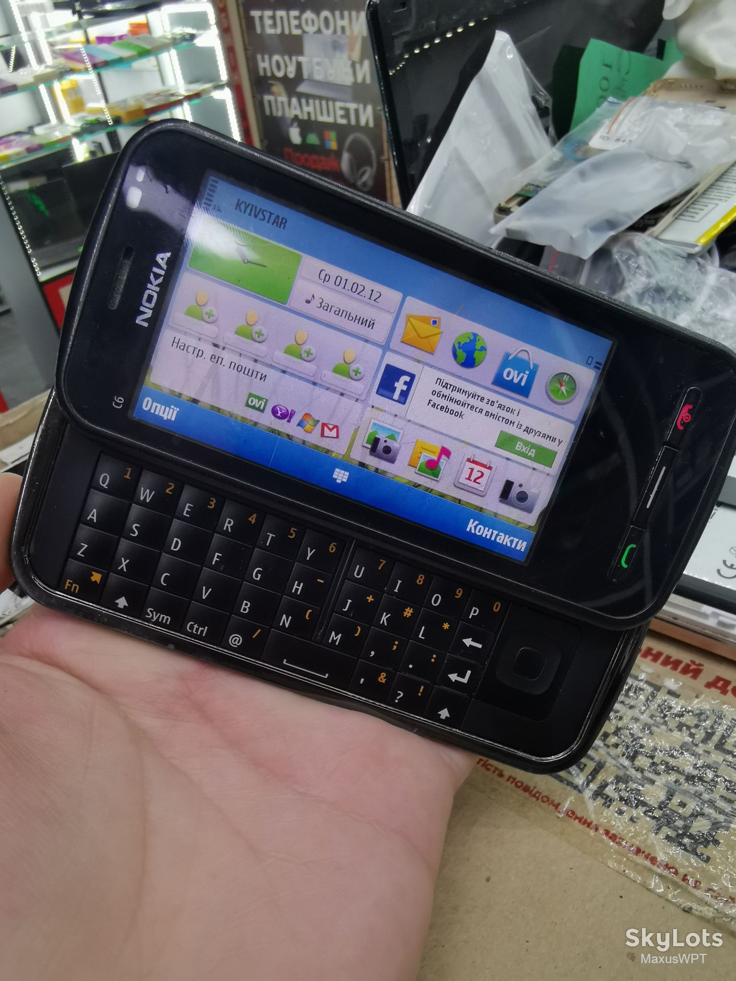 #886 Sklad Nokia C6-00 C 6 Black - фото фото фото 1