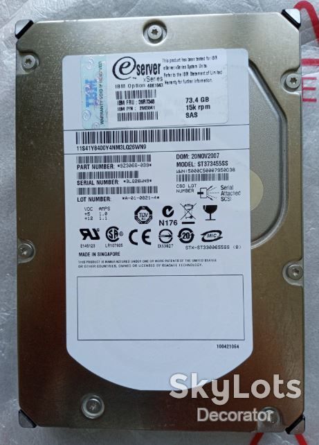 Жесткий диск IBM 73,4 GB - фото фото фото 0