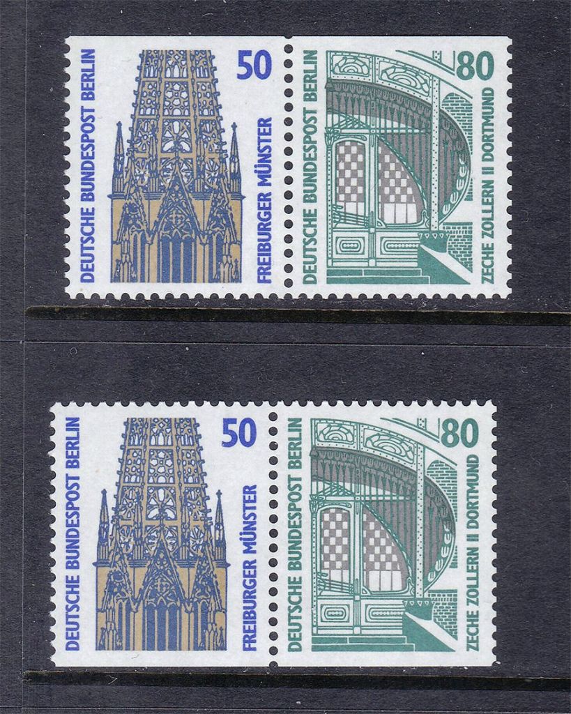 Германия Берлин 1987 г MNH - б/з сторона - фото фото фото 0