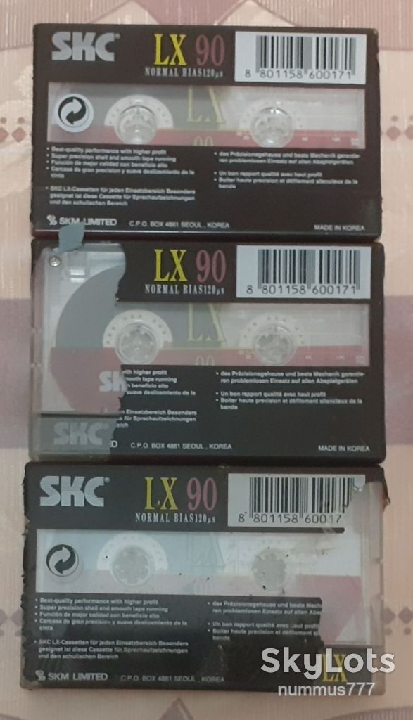 Аудіо касета SKC LX 90 Slim - фото фото фото 1