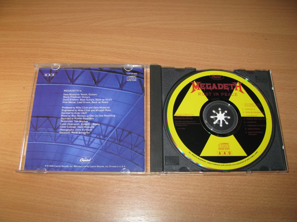 MEGADETH - Rust In Peace   (1990 Capitol USA) - фото фото фото 1