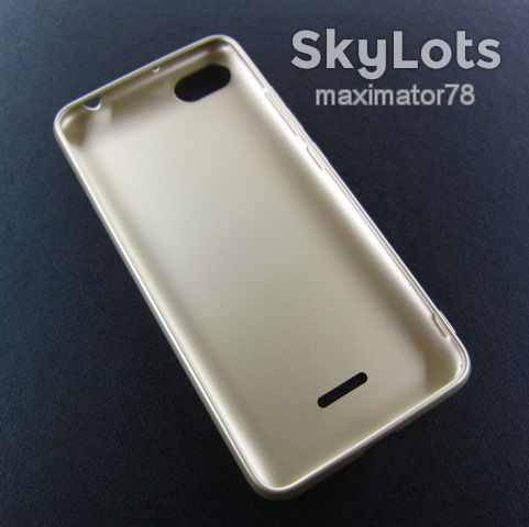 ЧЕХОЛ НАКЛАДКА Xiaomi Redmi 6A soft touch gold - фото фото фото 1
